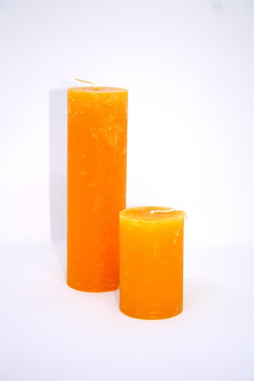 Orange Ø4cm højde 10cm